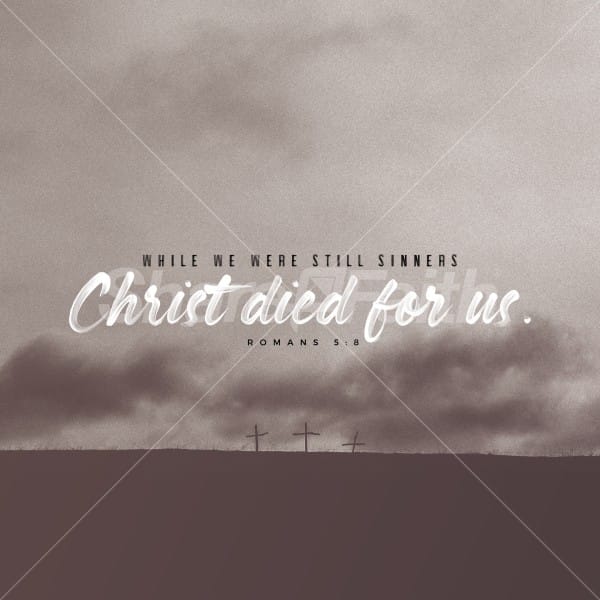 Christ Died For Us 2 Social Media Graphic