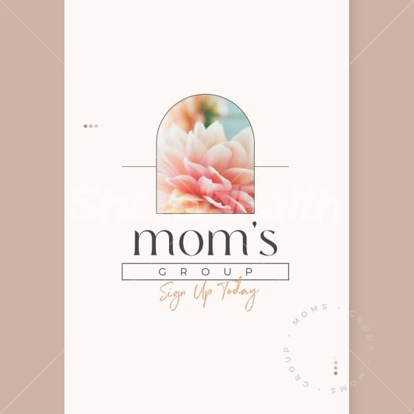 Mom's Group Spring Social Media Graphics