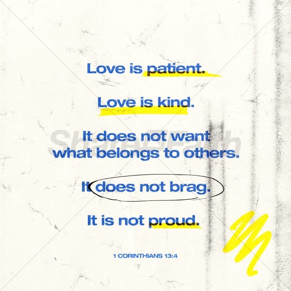 Love is Patient Social Media Graphics