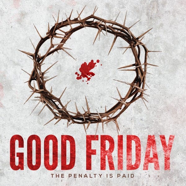 Crown of Thorns Good Friday Social Media Graphic