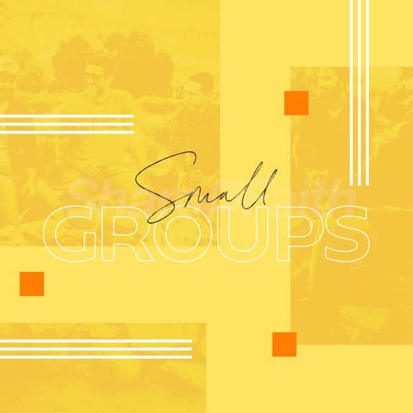 Small Group Yellow Social Media Graphic