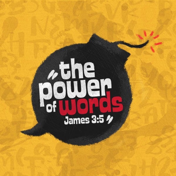 Power Of Words Social Media Graphic