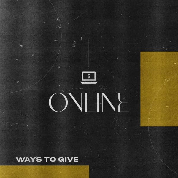 Give Online Yellow Social Media Graphic