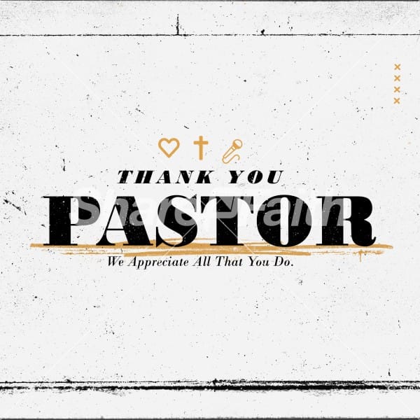 Pastor Appreciation Sunday Social Media Graphic