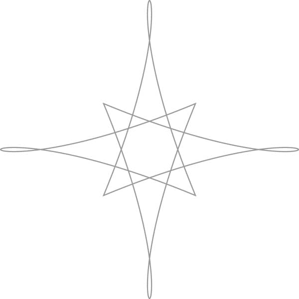 Geometric Star Outline