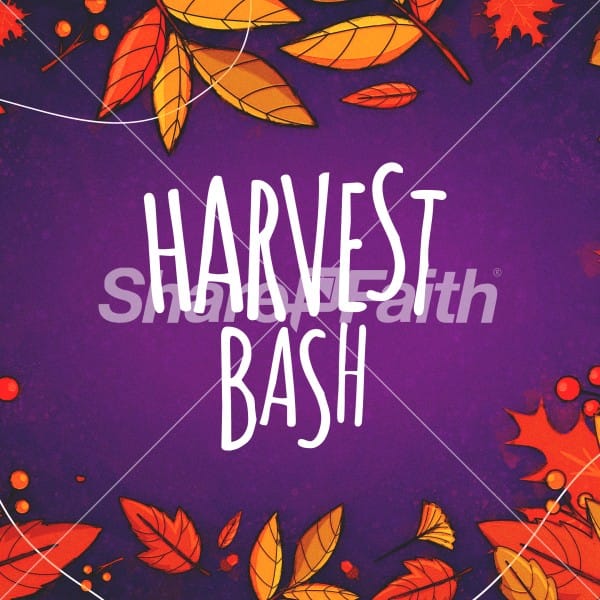 Harvest Bash Social Media Graphics 2022