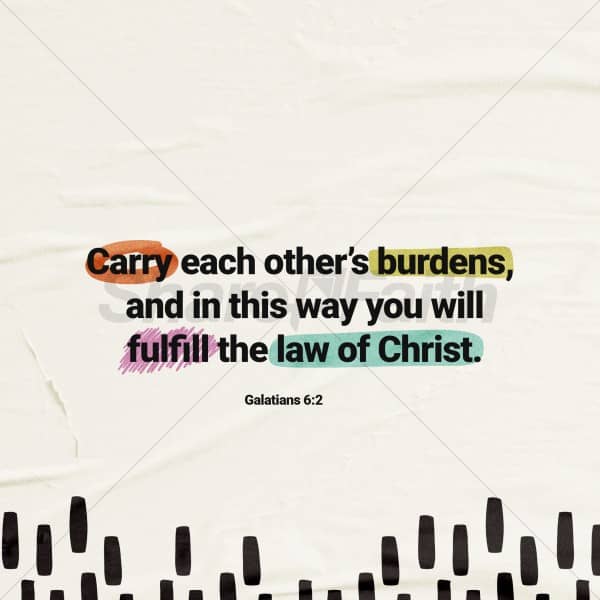 Galatians 6:2   Social Media Graphics