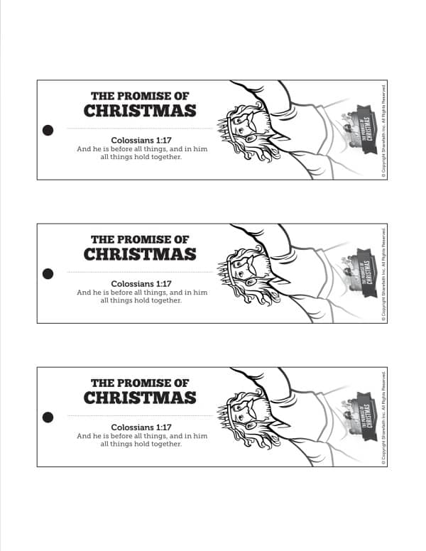 The Promise of Christmas Bible Bookmarks