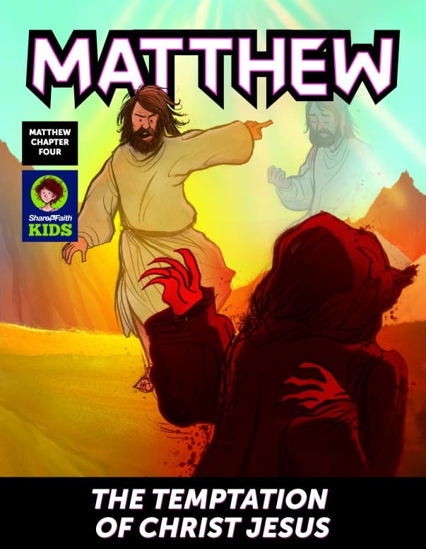 Matthew 4 Jesus Tempted Digital Comic