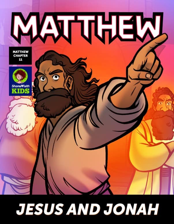 Matthew 12 Jesus and Jonah Digital Comic