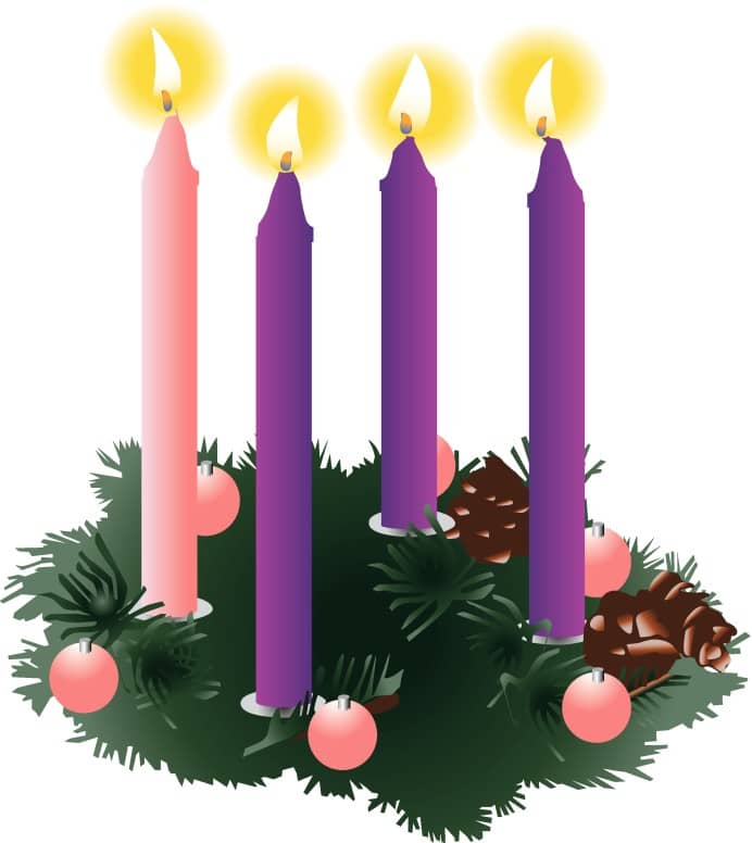 Advent Candles Christian Cliparts