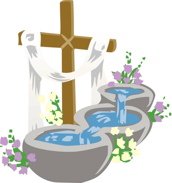 baptism symbols clip art