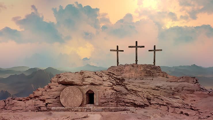 Easter Story: Tomb Crosses - Motion