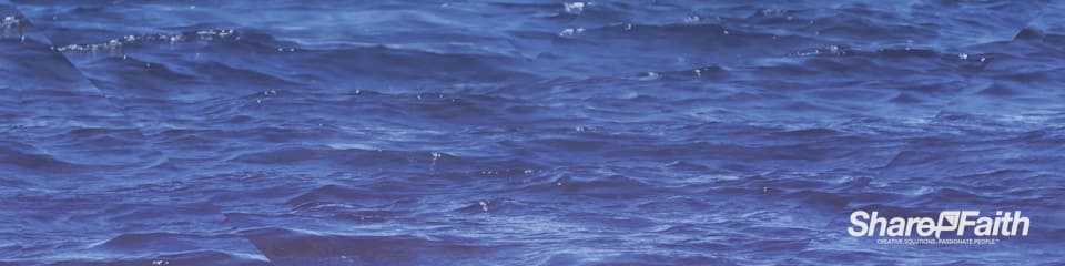 Rippling Wave Water Triple Wide Motion Background