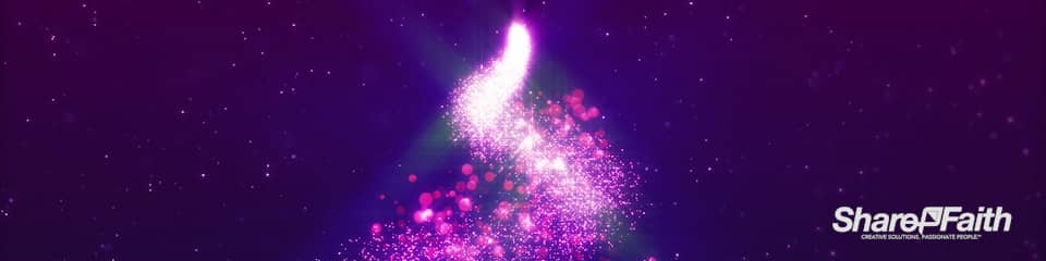 Christmas Particle Swirl Multi Screen Worship Motion Graphic