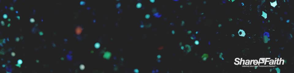 Glitter Frenzy Environment Projection Video Background