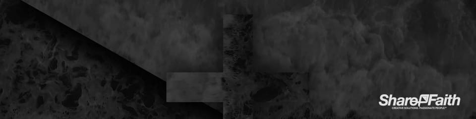 Abstract Cross Ocean Nature Triple Wide Motion Background