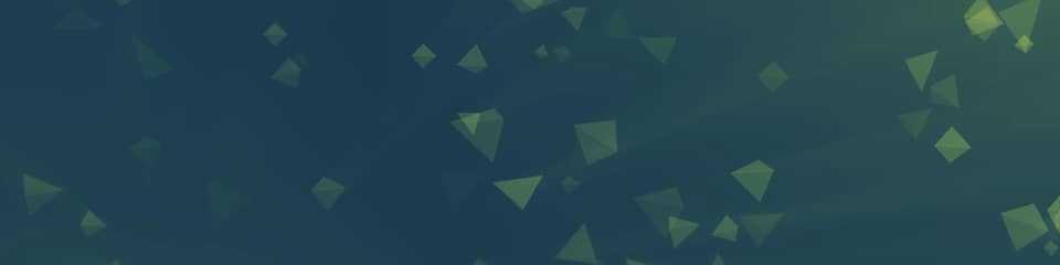 Worship Triangles Turquoise Green Gradient Triple Wide