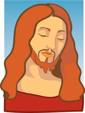 Stylized Jesus Portrait