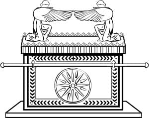 Ark of the Covenant in Black and White