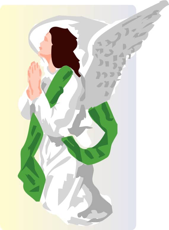 Angel in Prayer Image