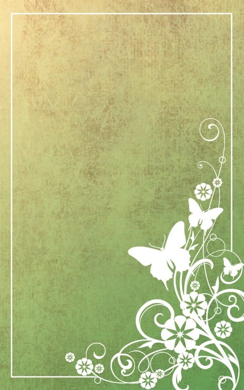 Butterflies and Flowers Bulletin Cover