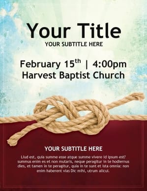 Rope Flyer Template