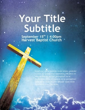 Evangelism Flyer Template