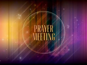 Prayer Meeting Announcement Slide