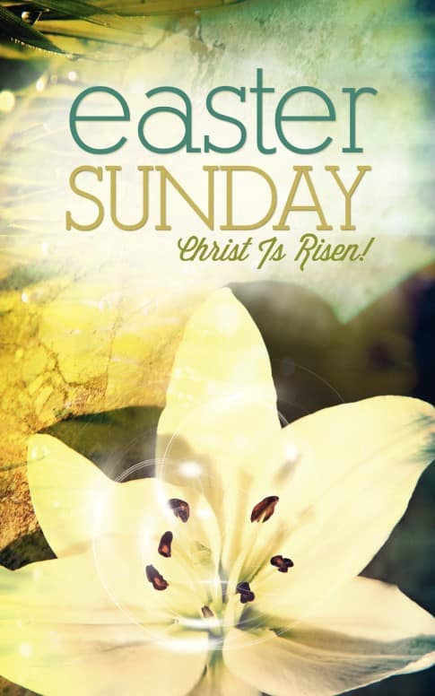easter sunday bulletin covers