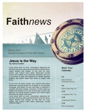 Jesus Is the Way Church Newsletter