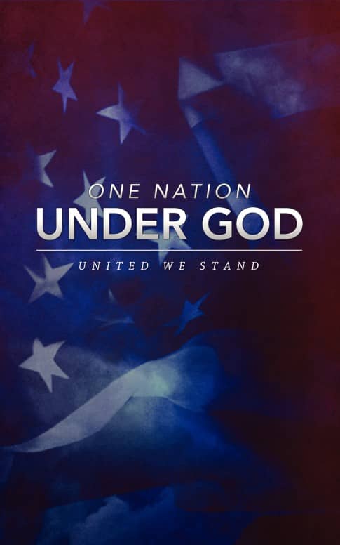 One Nation Under God United We Stand Church Bulletins
