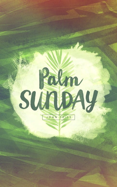Palm Sunday Religious Bulletin