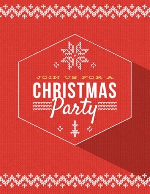 Christmas Party Announcement Christmas Flyer