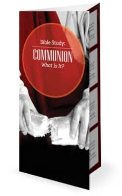 Church Communion Church Trifold Bulletin