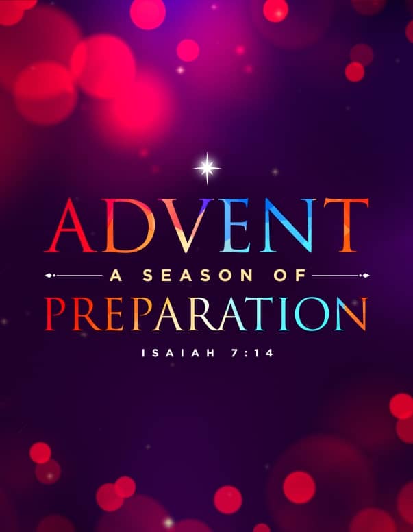 Advent A Season of Preparation Church Flyer