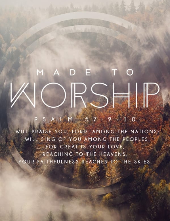 Made to Worship Church Flyer Template