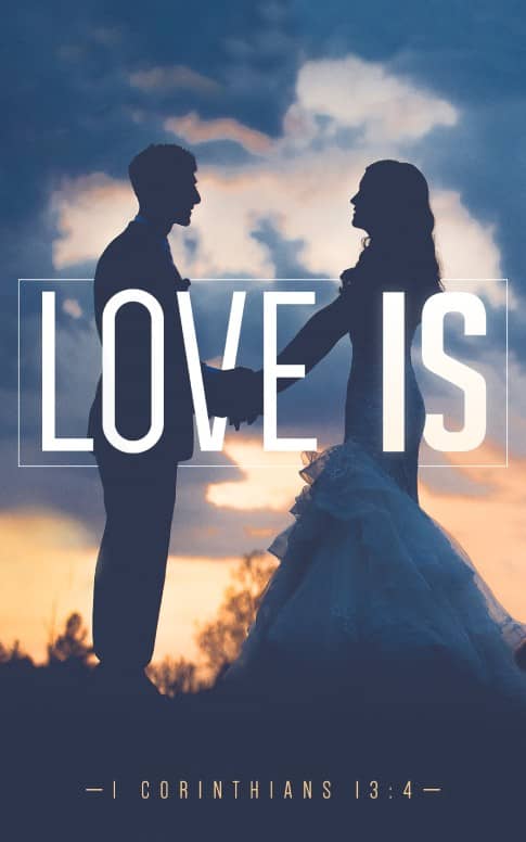 Love Is Bible Verse Church Bulletin