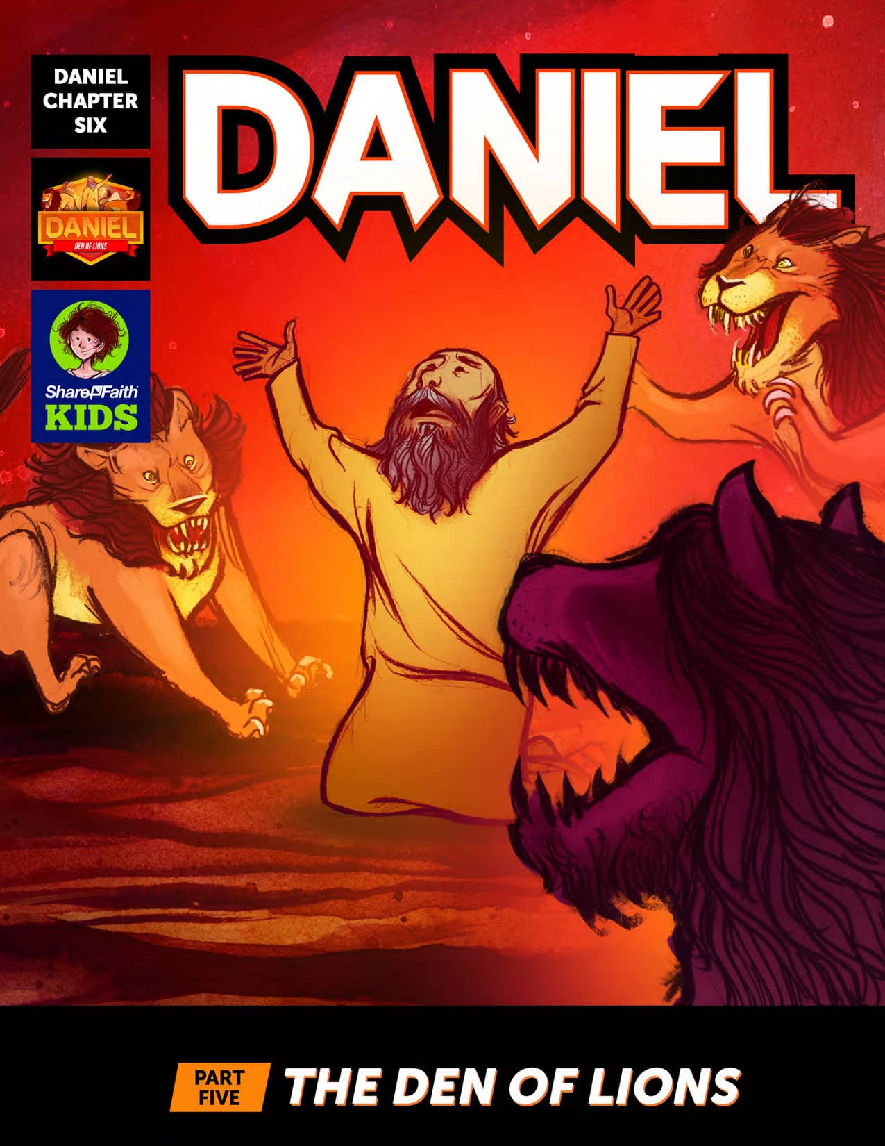 Daniel 6 Den of Lions Digital Comic