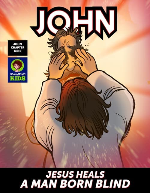 John 9 The Man Born Blind Digital Comic