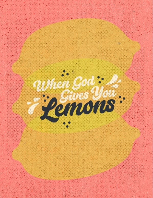 When God Gives You Lemons Church Flyer