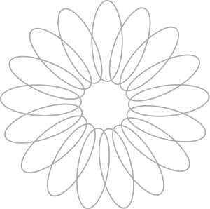 flower petal outline clip art