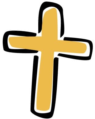 Simple Gold Cross Clipart