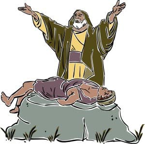 Abraham Sacrifices Isaac on the Mount