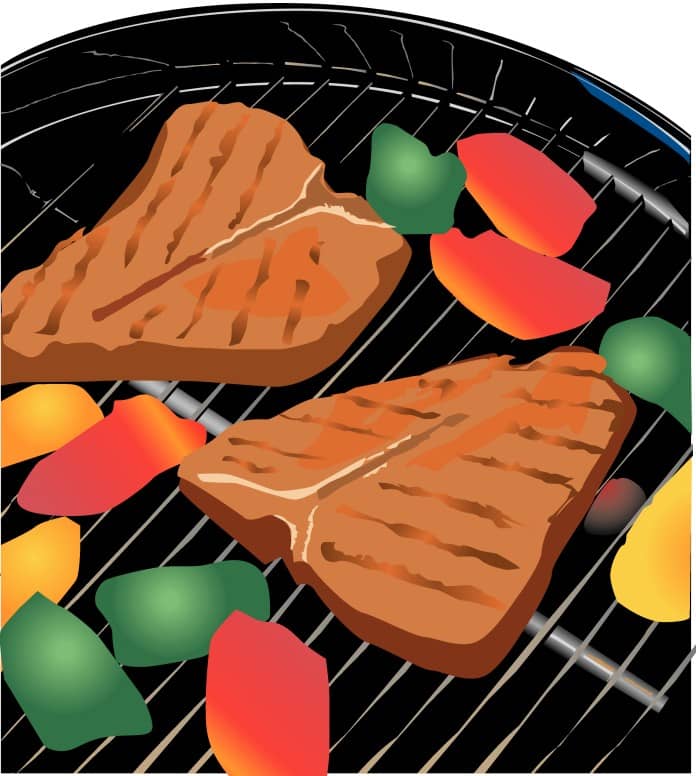 Tasty Looking Steaks on the Grill