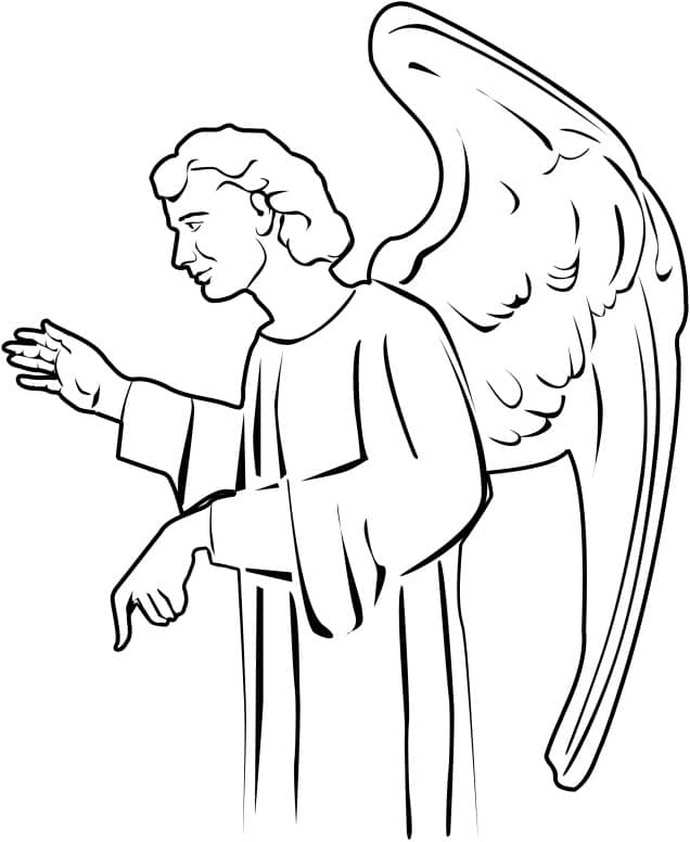 male guardian angel clipart