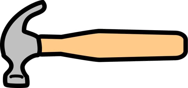 Simple Hammer Clipart