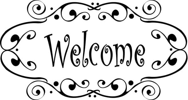 Fancy Welcome Image