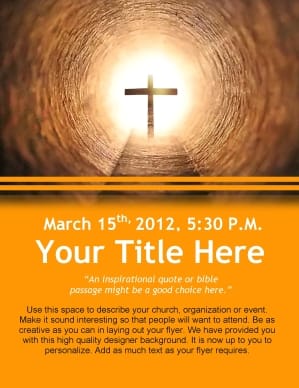 Easter Flyer Design