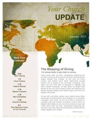 Missionary Outreach Church Newsletter